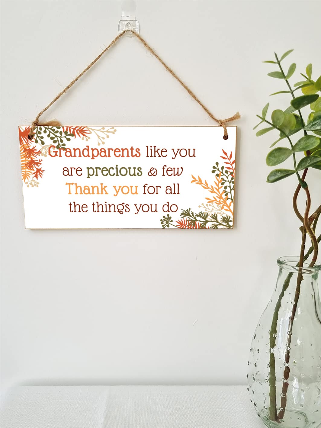 The Plum Penguin Handmade Wooden Hanging Wall Plaque Grandparents Like You Precious Few Thank You Decorative Gift Grandparents