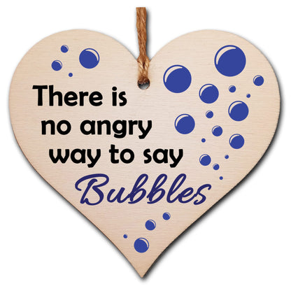 Handmade Wooden Hanging Heart Plaque Gift for Someone Special Funny Self Motivational Treat