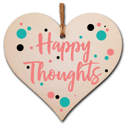 Handmade Wooden Hanging Heart Plaque Gift for Someone Special Inspirational Gift or Self Motivational Treat