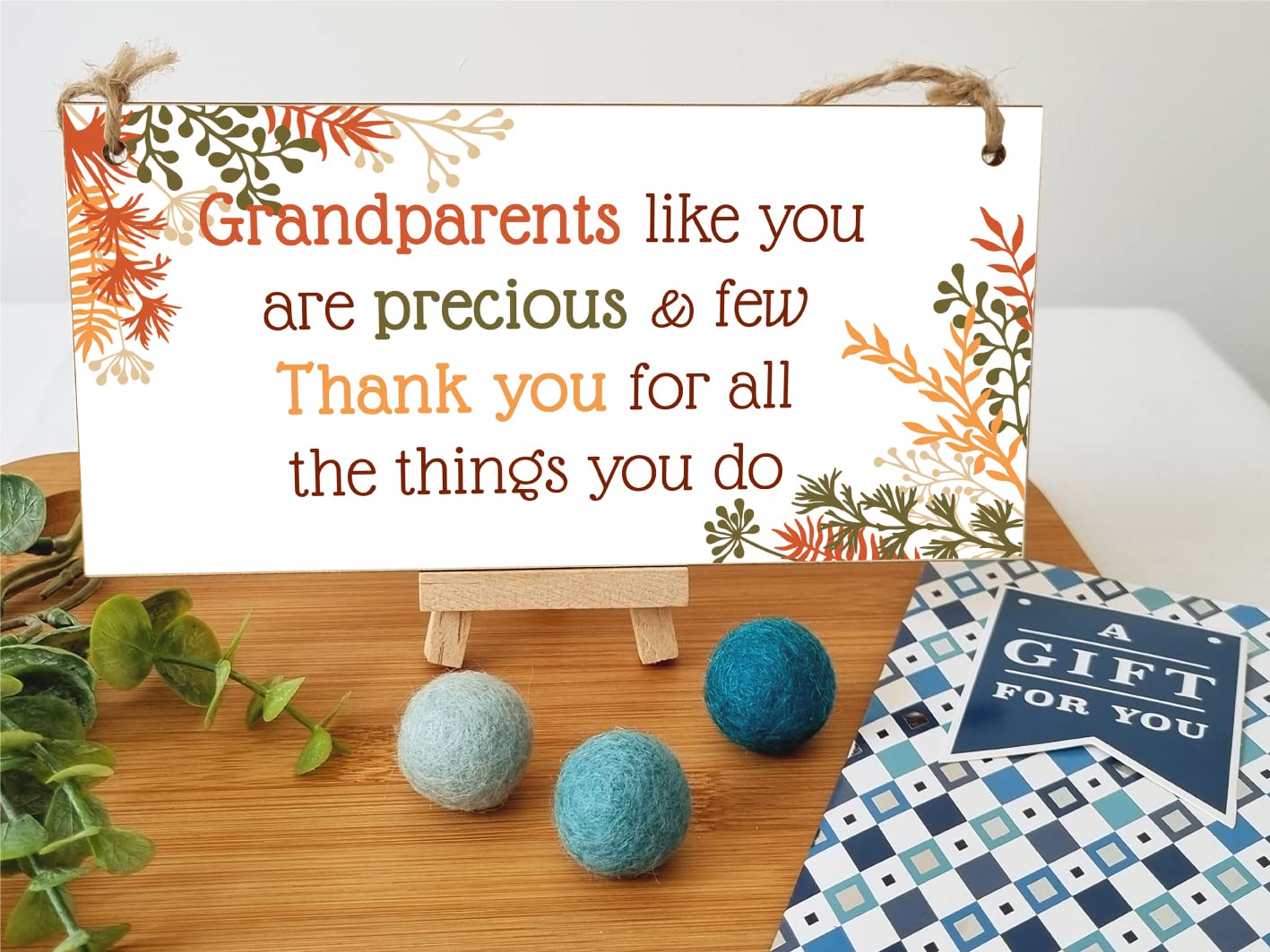 The Plum Penguin Handmade Wooden Hanging Wall Plaque Grandparents Like You Precious Few Thank You Decorative Gift Grandparents