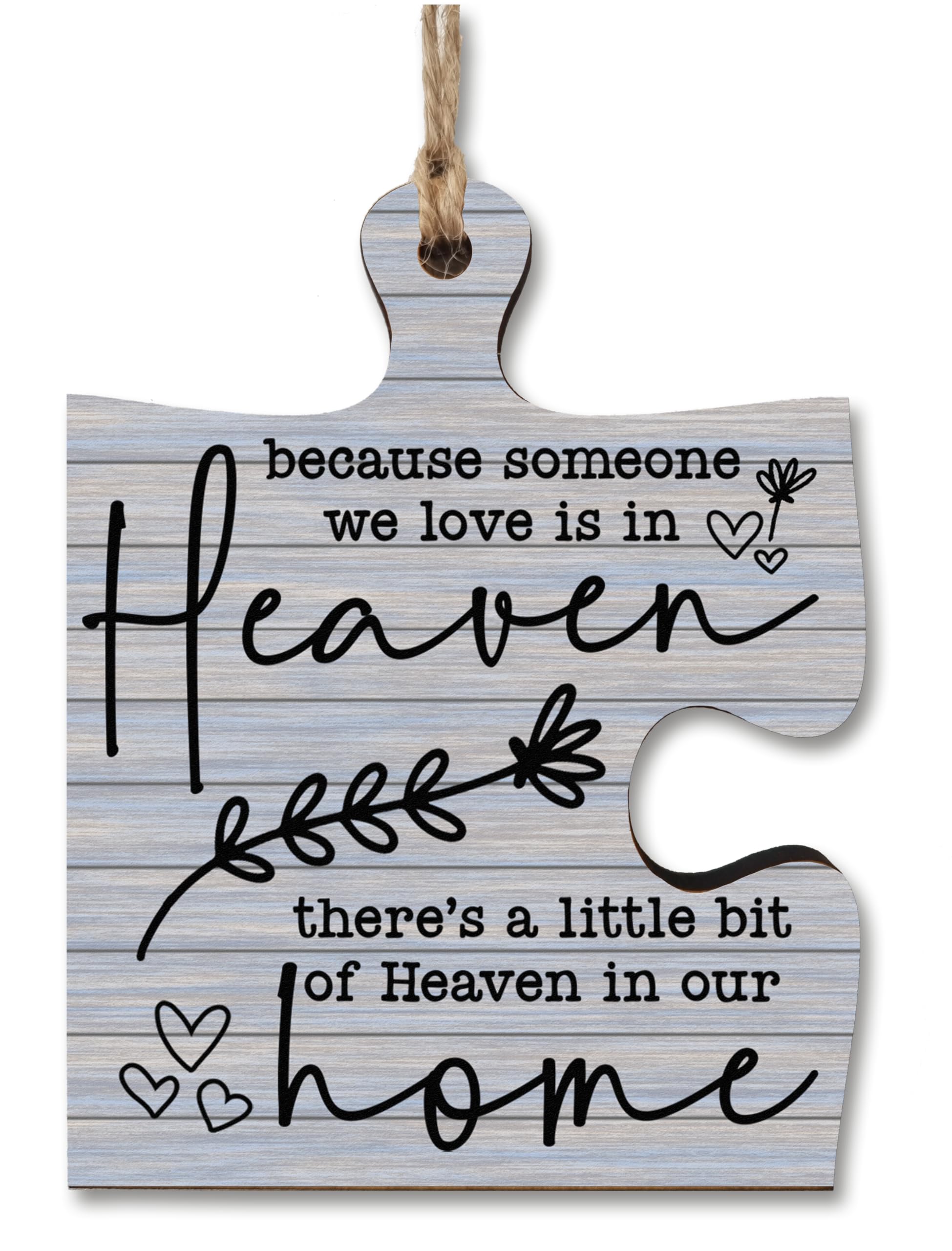 The Plum Penguin Hanging Jigsaw Puzzle Piece Someone We Love heaven Home Remembrance Sign Ornament