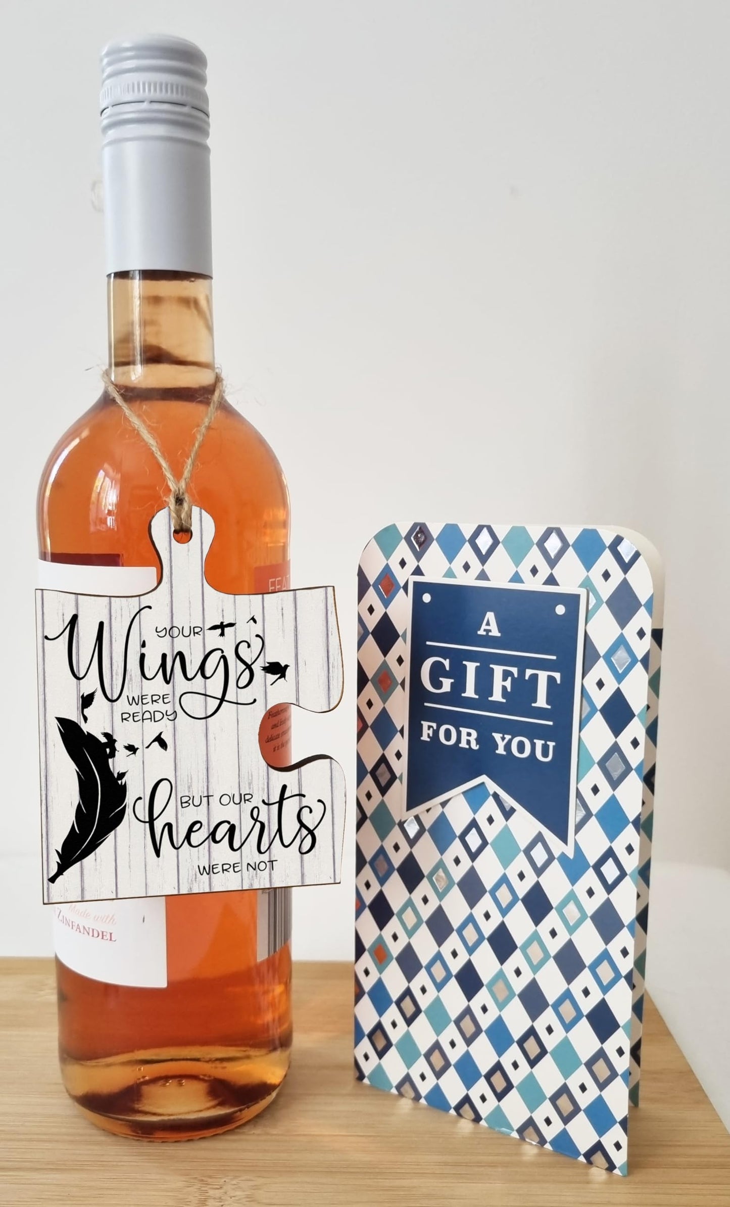 The Plum Penguin Hanging Jigsaw Puzzle Piece Your Wings Were Ready Hearts Remembrance Sign Ornament