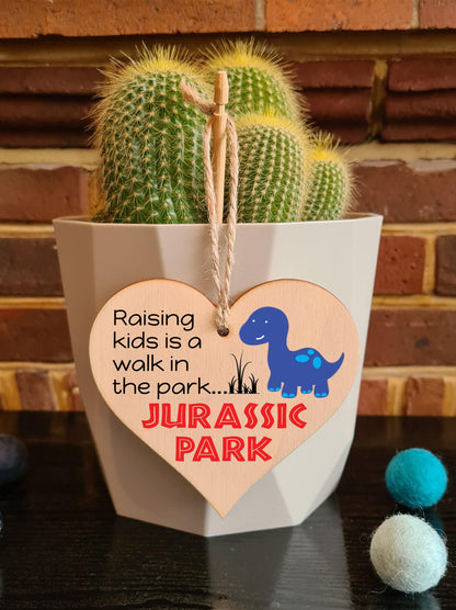 Handmade Wooden Hanging Heart Plaque Gift for Mum Funny Gift about Motherhood