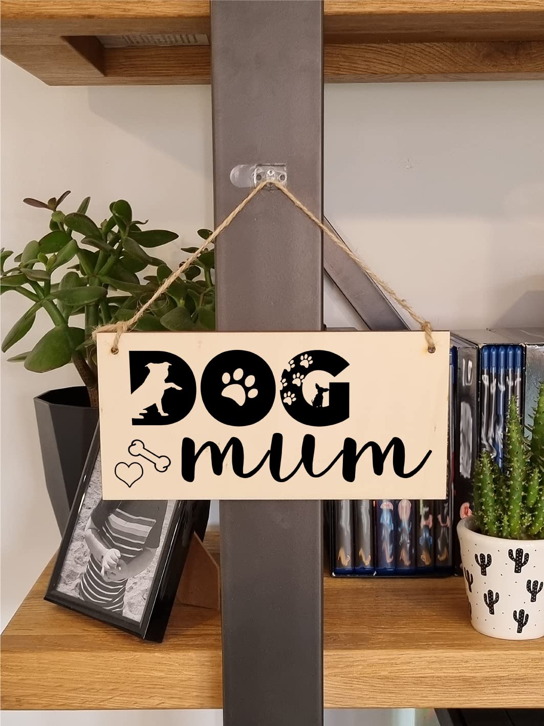 The Plum Penguin Handmade Wooden Hanging Wall Plaque Dog Mum Cute Funny Gift Pet Lover Dog Parent Mother's Day