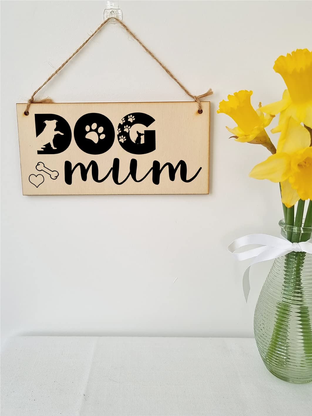 The Plum Penguin Handmade Wooden Hanging Wall Plaque Dog Mum Cute Funny Gift Pet Lover Dog Parent Mother's Day