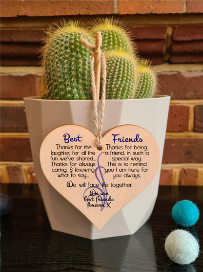 The Plum Penguin Cherished Ties Three Distinct Heart Shaped Friendship Plaques