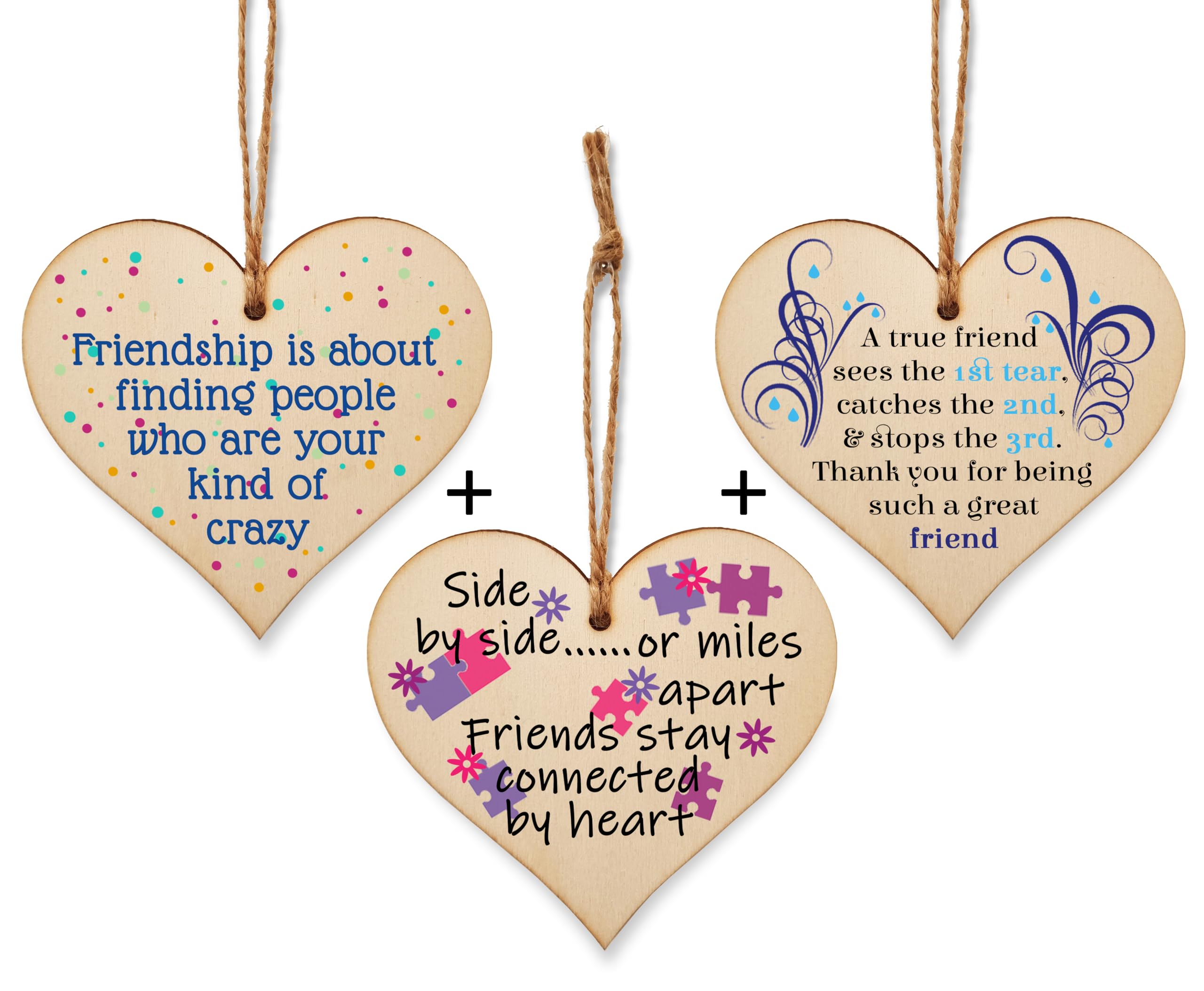 The Plum Penguin Loving Hearts Trio Celebrating Friendship in Each Design