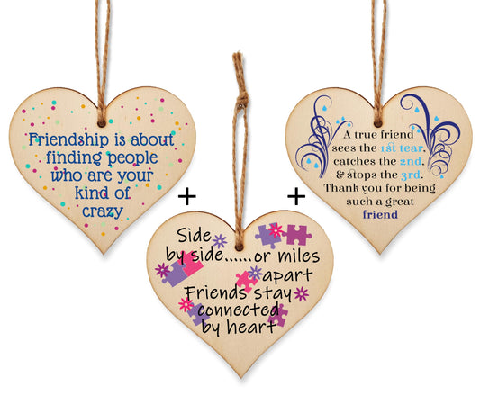 The Plum Penguin Loving Hearts Trio Celebrating Friendship in Each Design