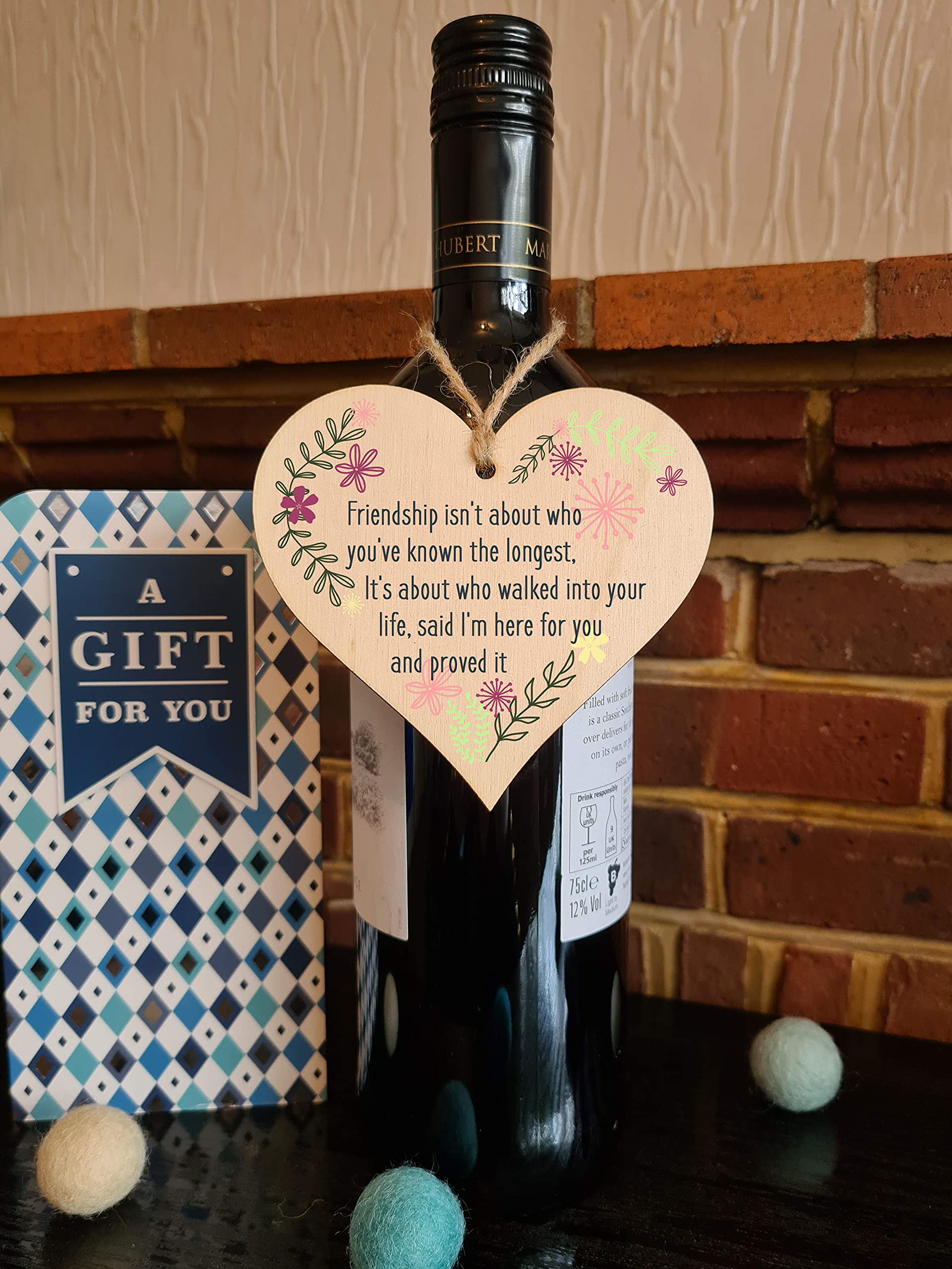 The Plum Penguin Whispers of Friendship Delicate Heart Shaped Plaques Trio