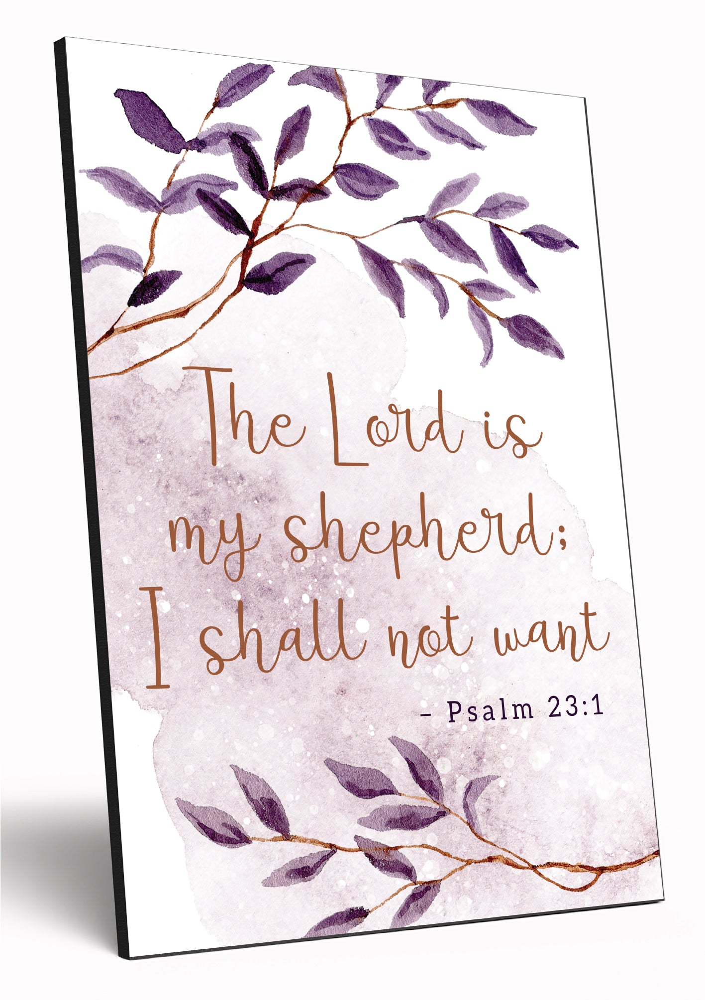 Christian Bible Verse A4 Wooden Plaque Print Sign Wall Art for Home Decor Gifts for Women Inspirational Comforting Family